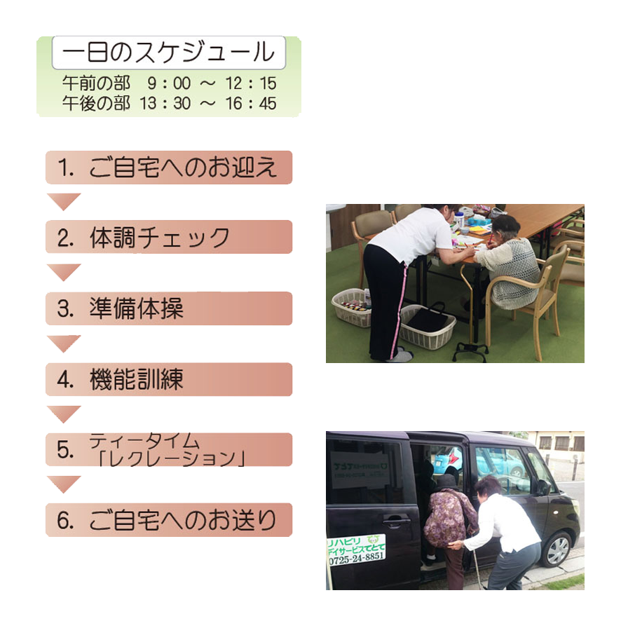 リハビリデイサービスてとて